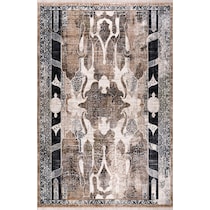 brinelli tan black area rug  x    