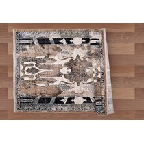 brinelli tan black area rug  x    