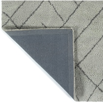 brio silver area rug  x    