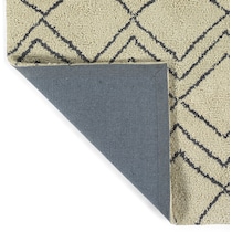 brio white area rug  x    