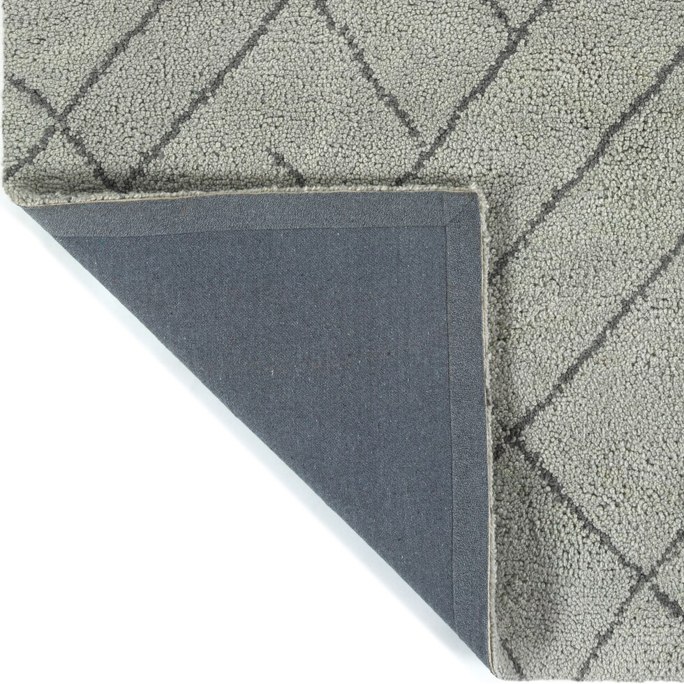 brioche silver area rug  x    