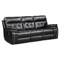 brisco black manual black manual reclining sofa   