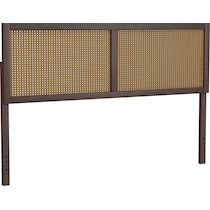 bristol dark brown king bed   