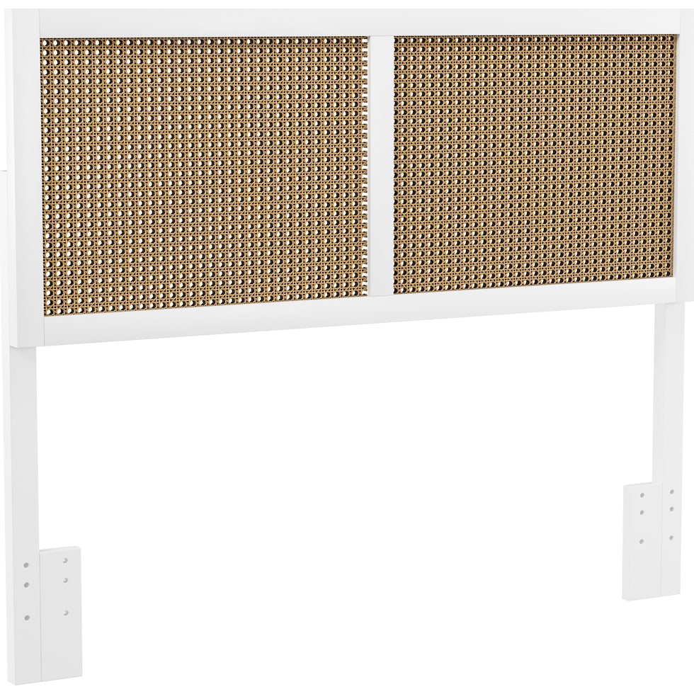 bristol white king bed   