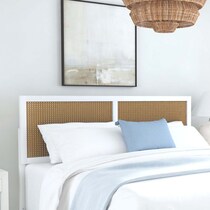 bristol white king bed   