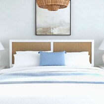 bristol white king bed   