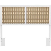 bristol white king bed   