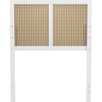 bristol white twin headboard   