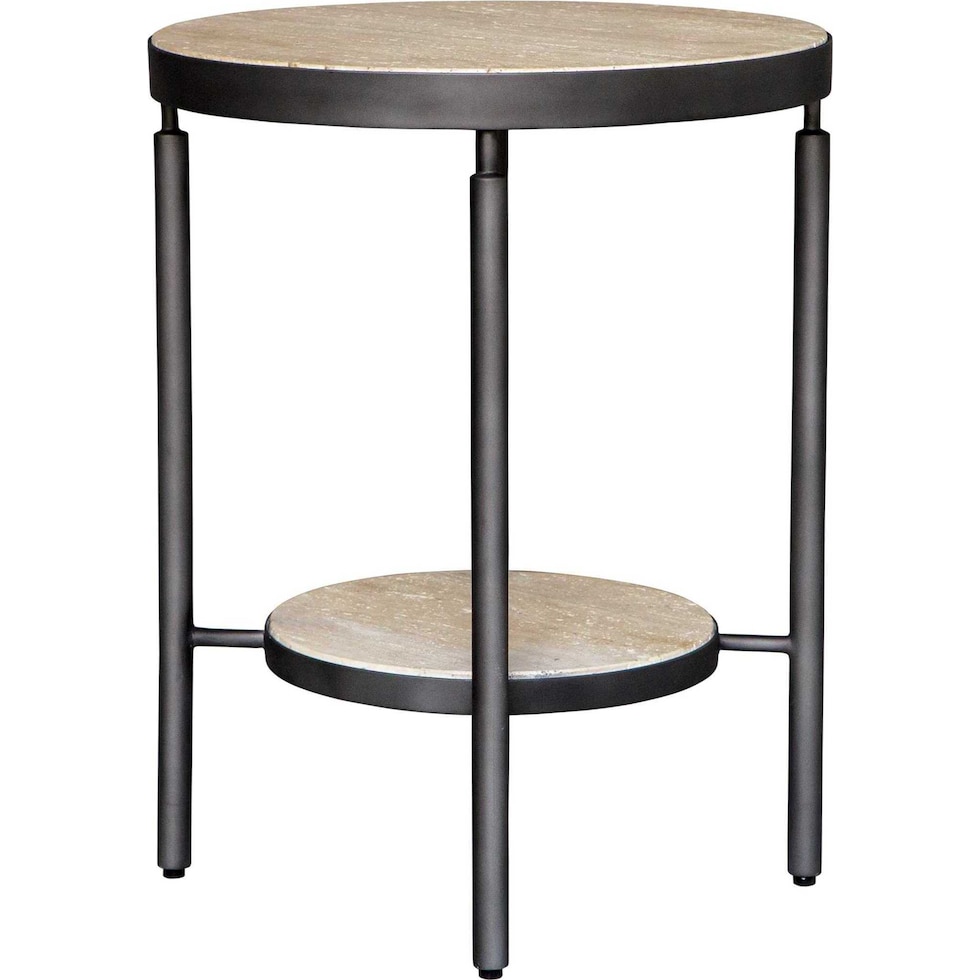 brit black side table   