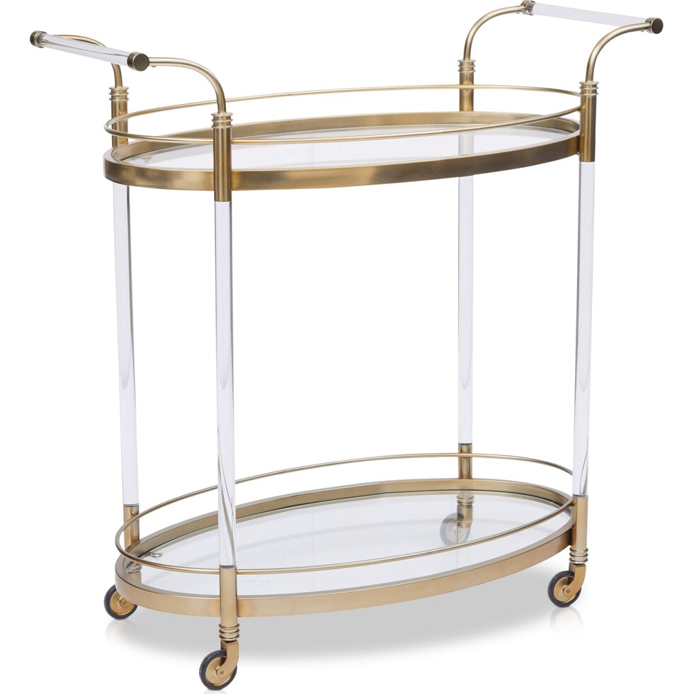 britta gold bar cart   