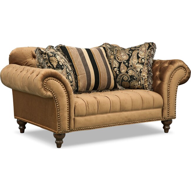 Living Room Furniture - Brittney Loveseat