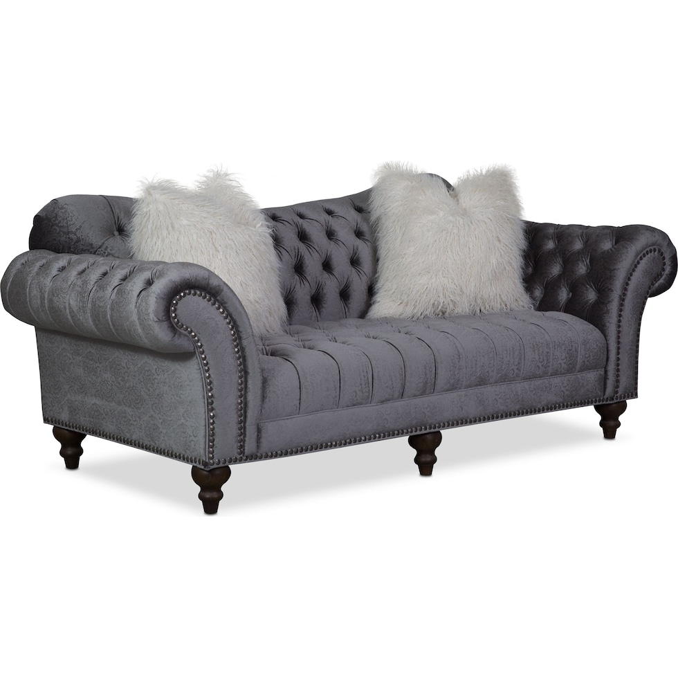 brittney gray sofa   