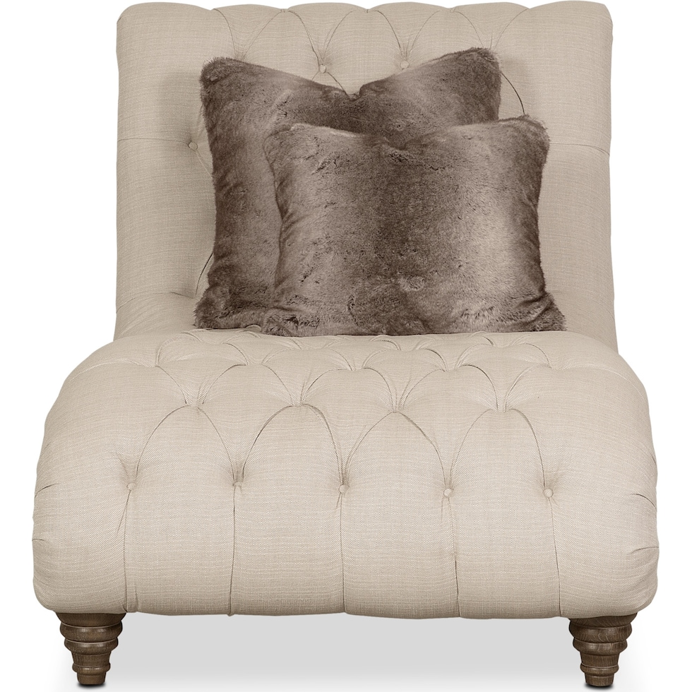 brittney linen chaise   