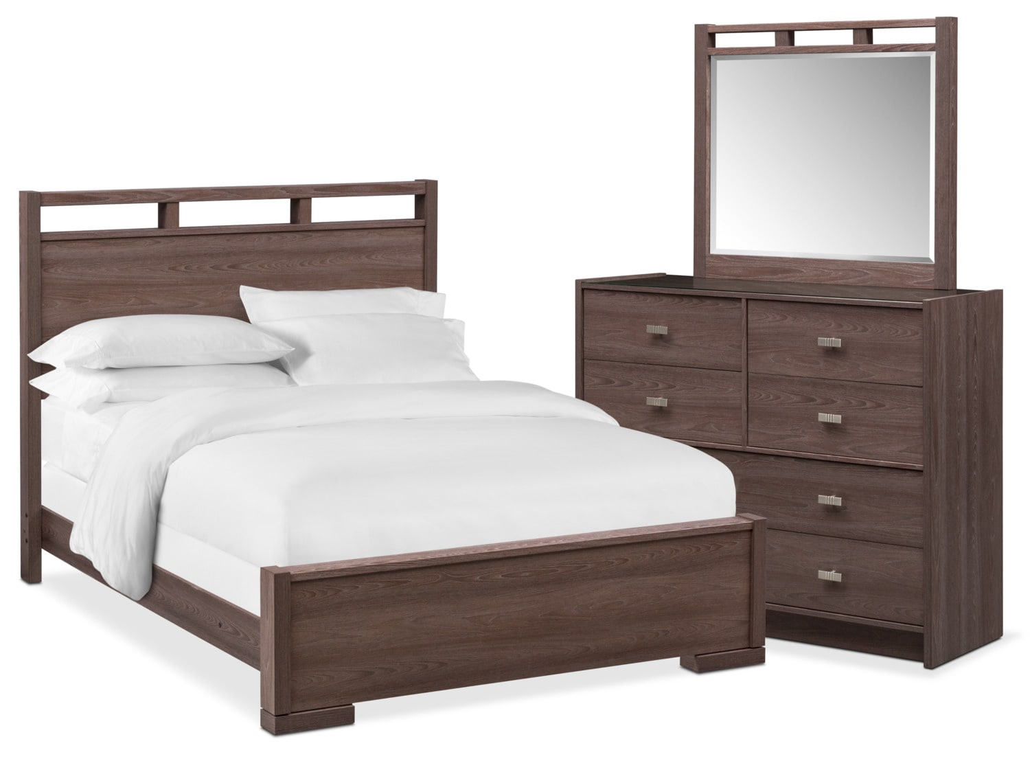 Britto 5Piece Bedroom Set with Dresser and Mirror American Signature