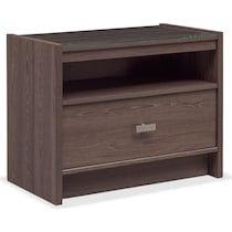 britto dark brown nightstand   