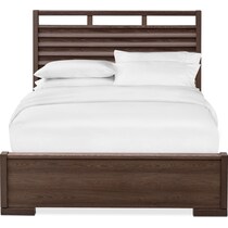 britto dark brown queen bed   