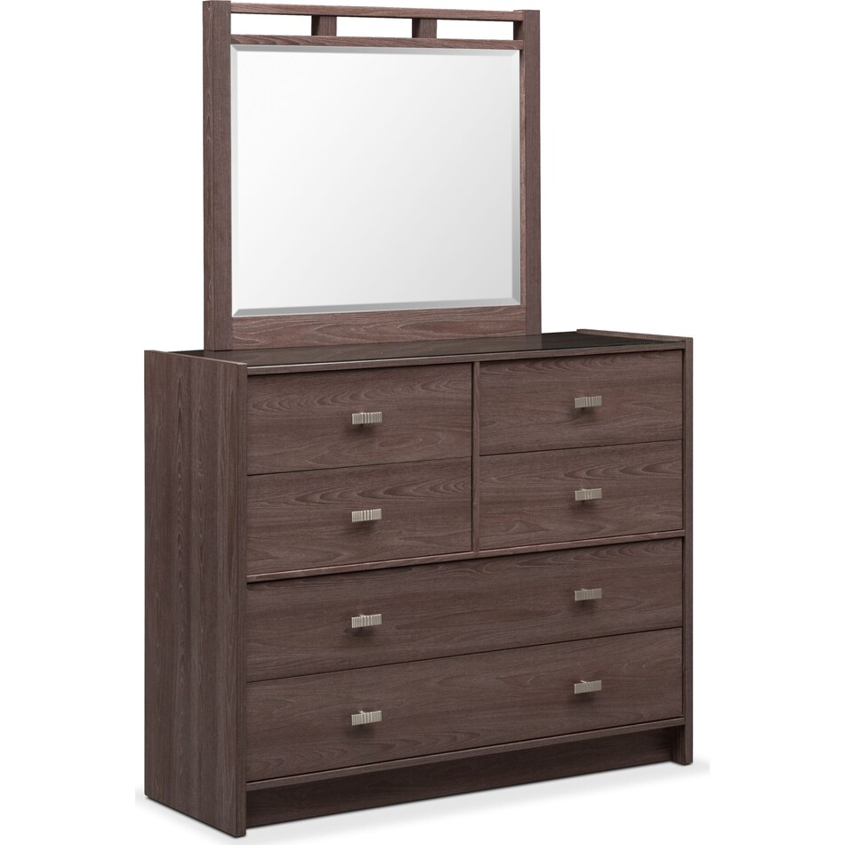 britto graystone dresser & mirror   