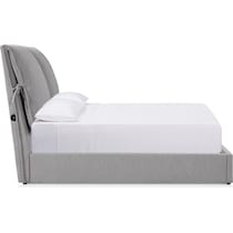 britton gray queen bed   