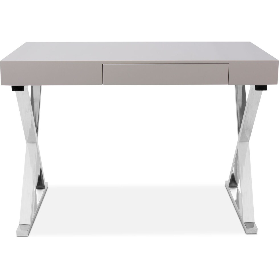 brixton gray desk   