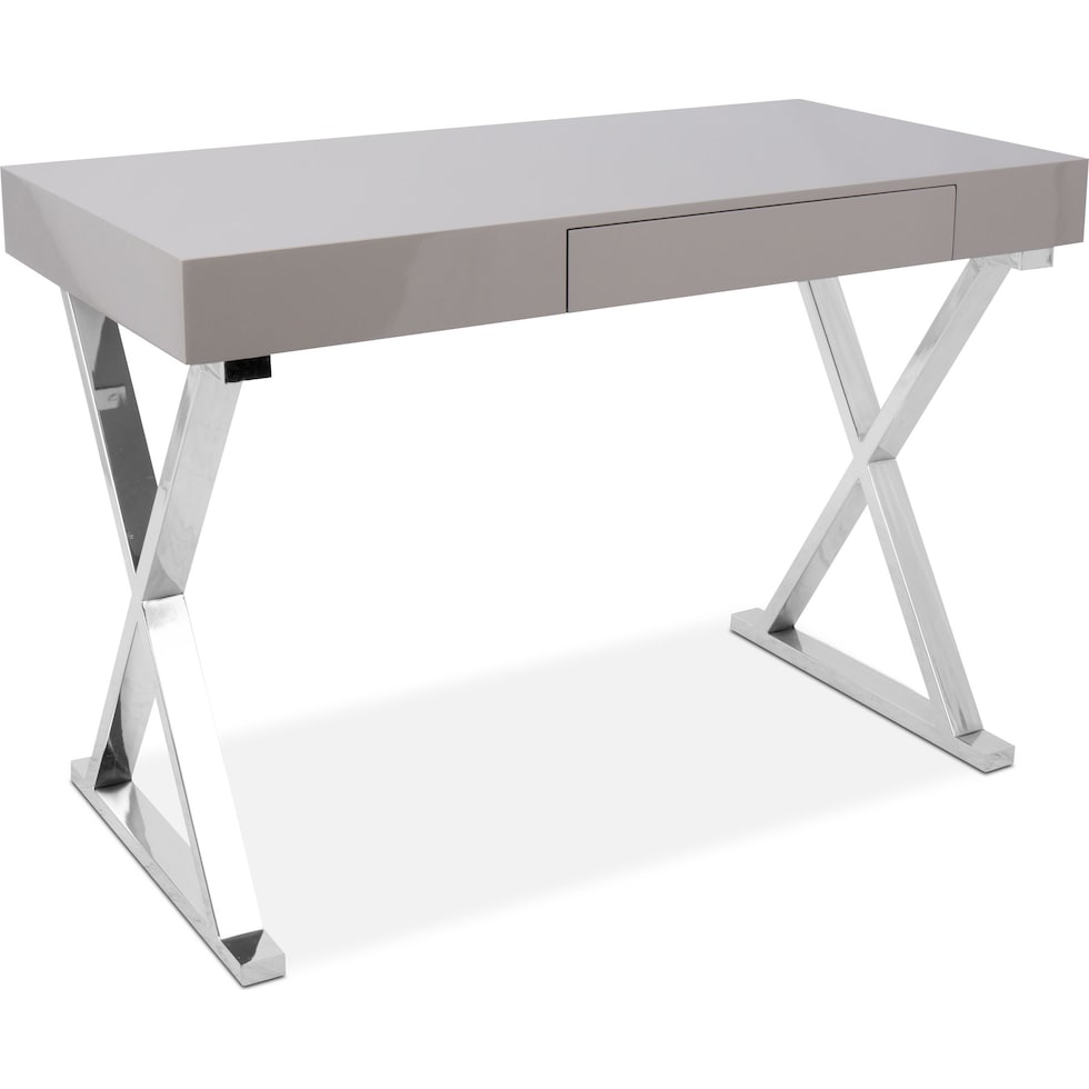 brixton gray desk   
