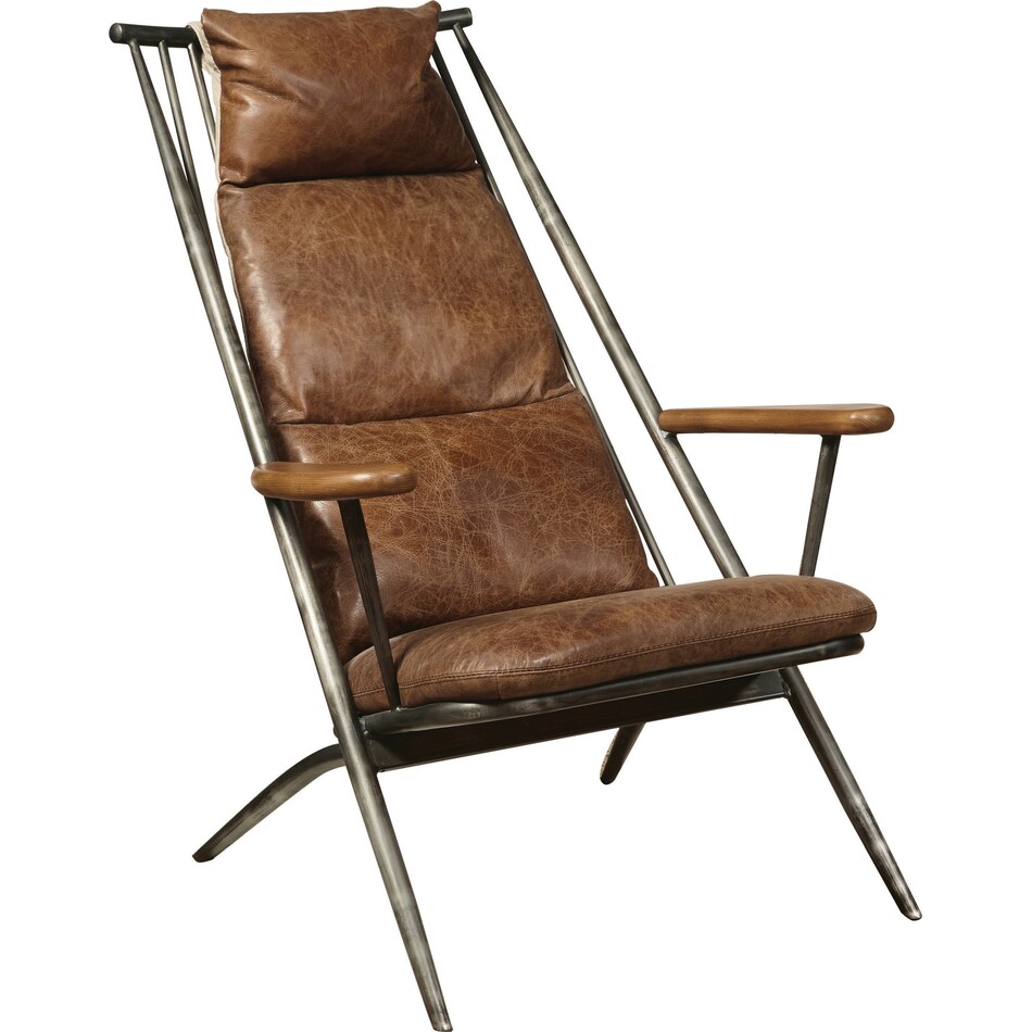 brodski light brown accent chair   