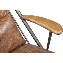 brodski light brown accent chair   