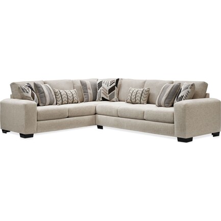 Bromley 2-Piece Sectional with Right-Facing Sofa