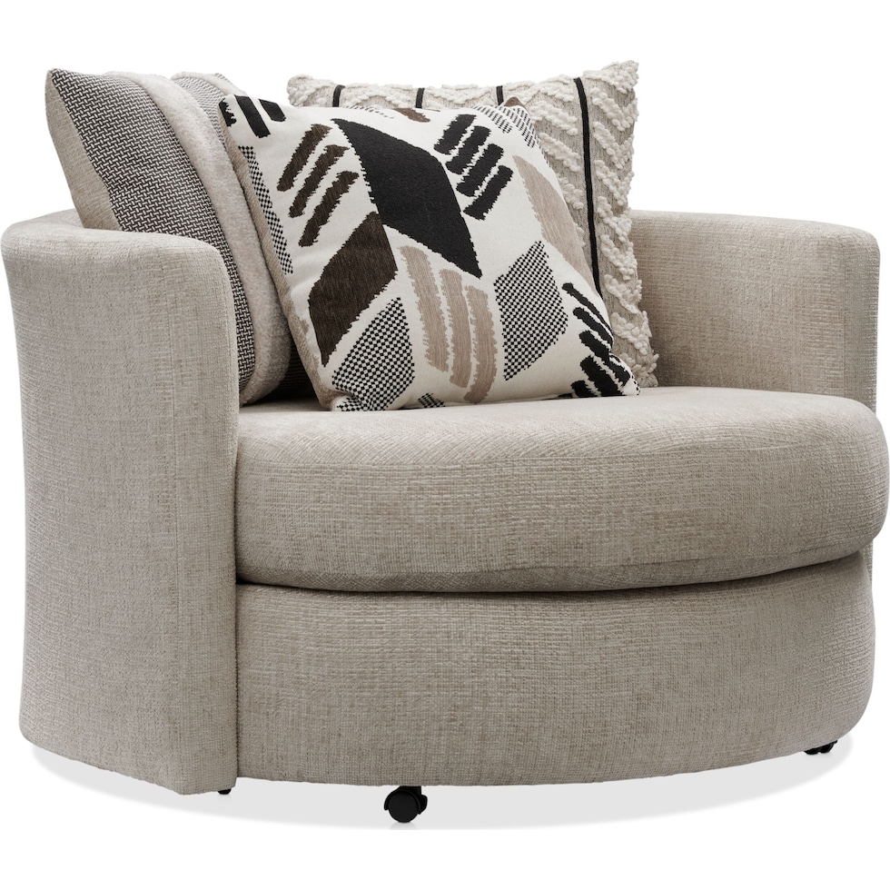 bromley neutral swivel chair   