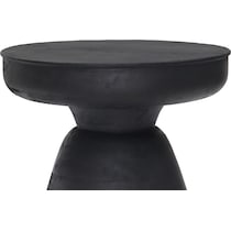bronco black accent table   