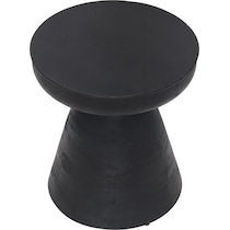 bronco black accent table   
