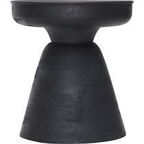 bronco black accent table   