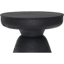bronco black accent table   