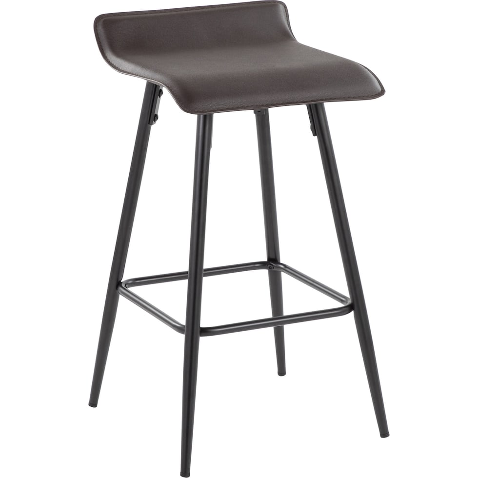 bronnie dark brown counter height stool   