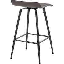 bronnie dark brown counter height stool   