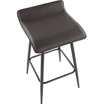 bronnie dark brown counter height stool   