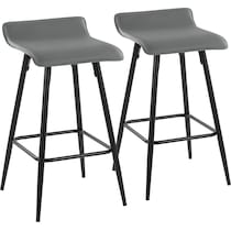 bronnie gray counter height stool   