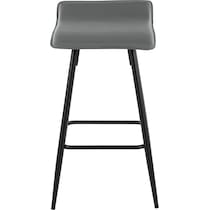 bronnie gray counter height stool   