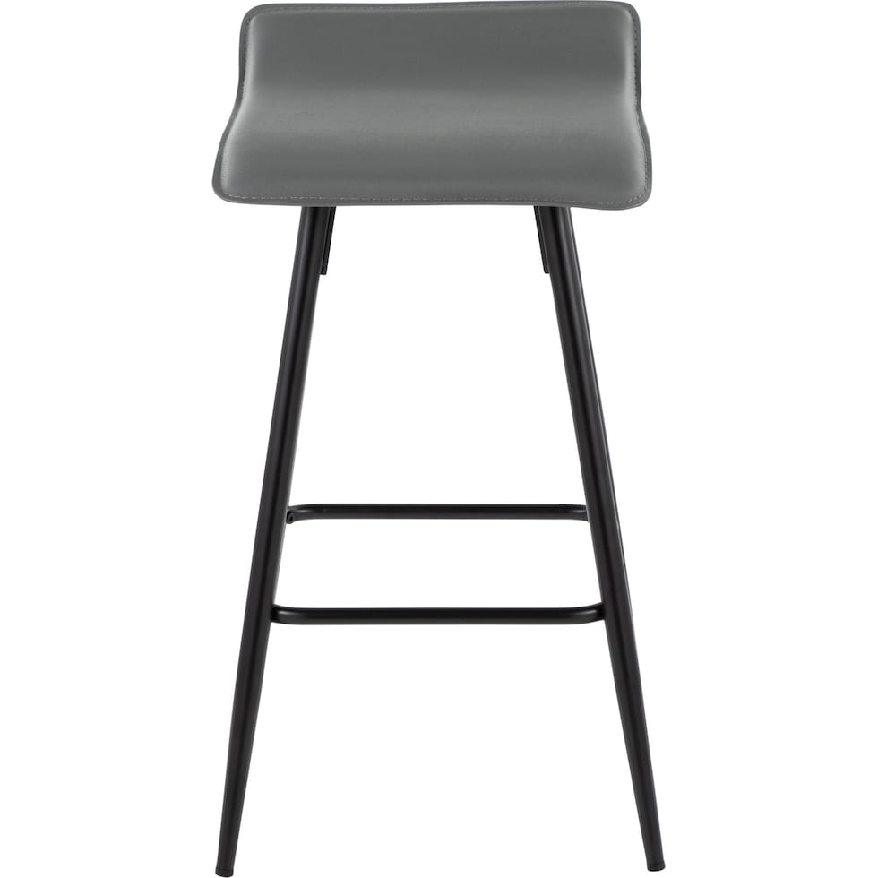 bronnie gray counter height stool   