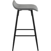 bronnie gray counter height stool   