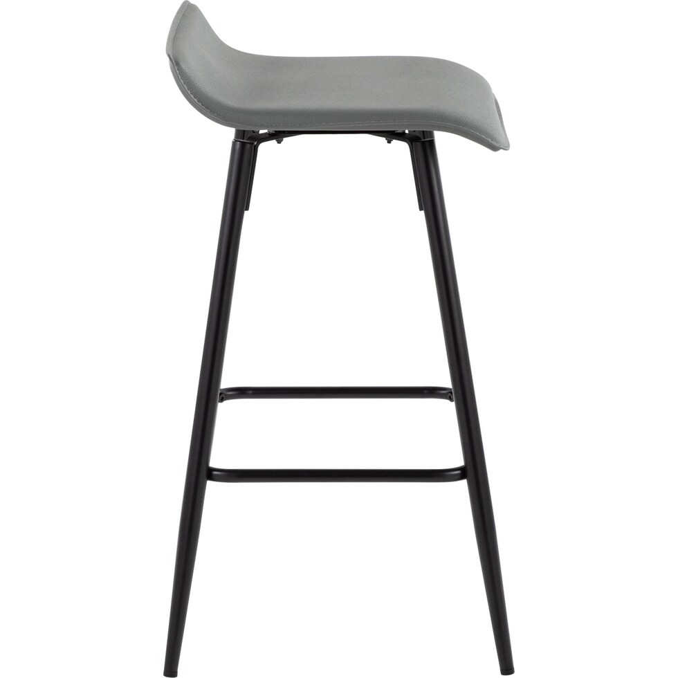 bronnie gray counter height stool   