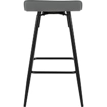 bronnie gray counter height stool   