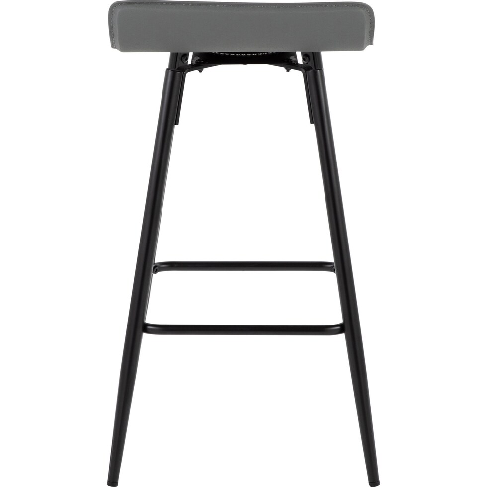 bronnie gray counter height stool   