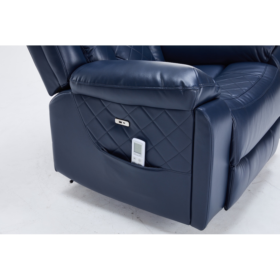 bronson blue lift chair   