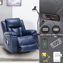 bronson blue lift chair   