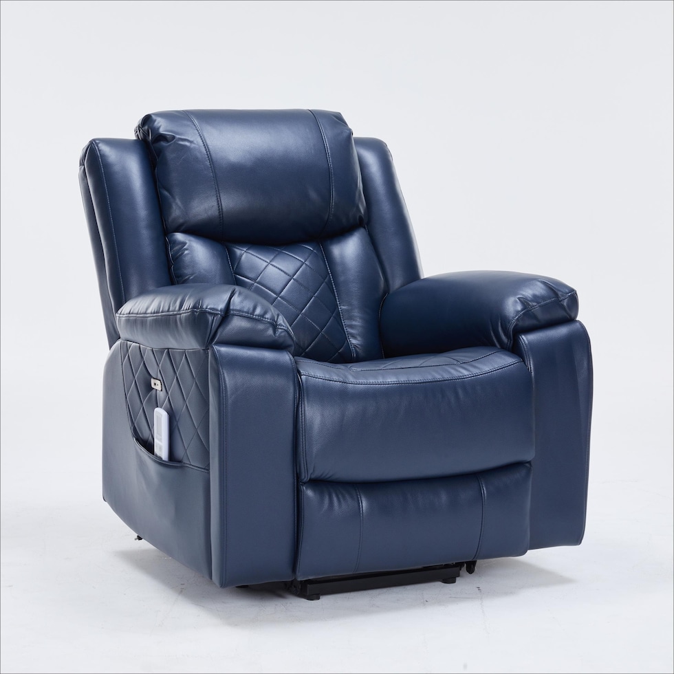 bronson blue lift chair   