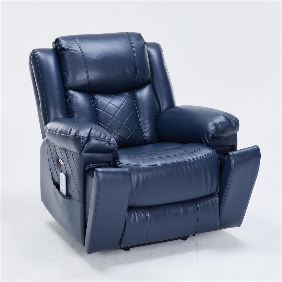 bronson blue lift chair   