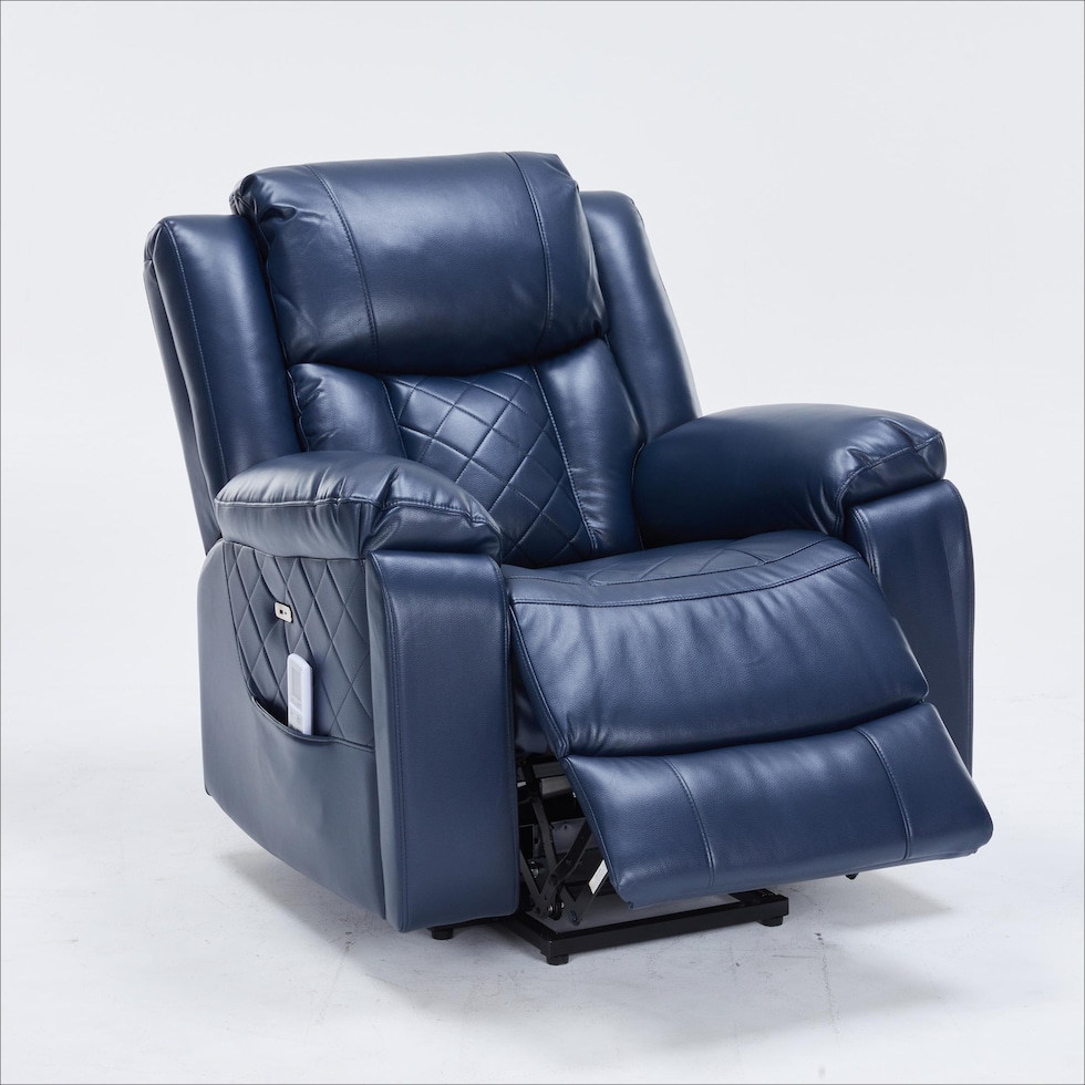 bronson blue lift chair   