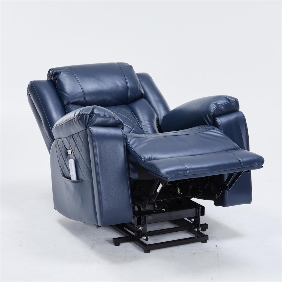 bronson blue lift chair   