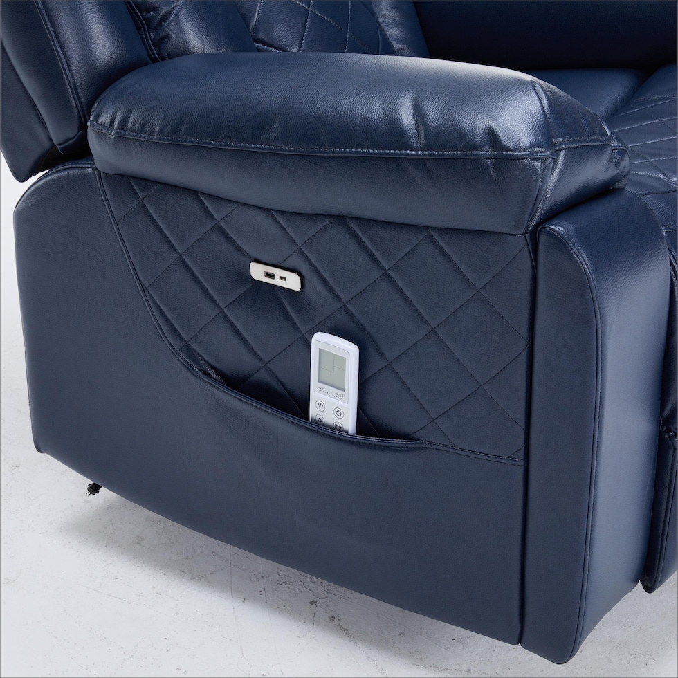 bronson blue lift chair   