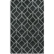 bronte black area rug  x    